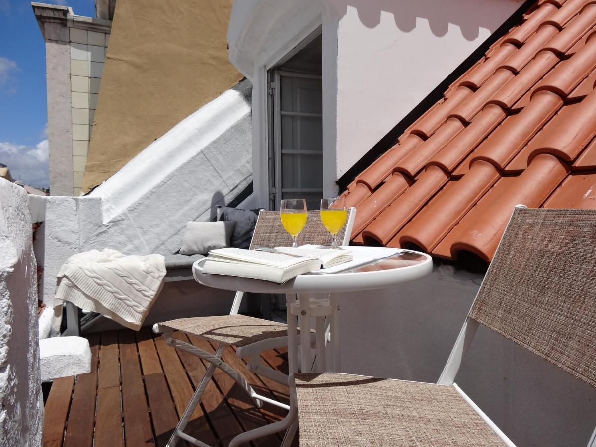 Apartament Penthouse At Downtown With Sun Deck & Amazing Views Lizbona Zewnętrze zdjęcie